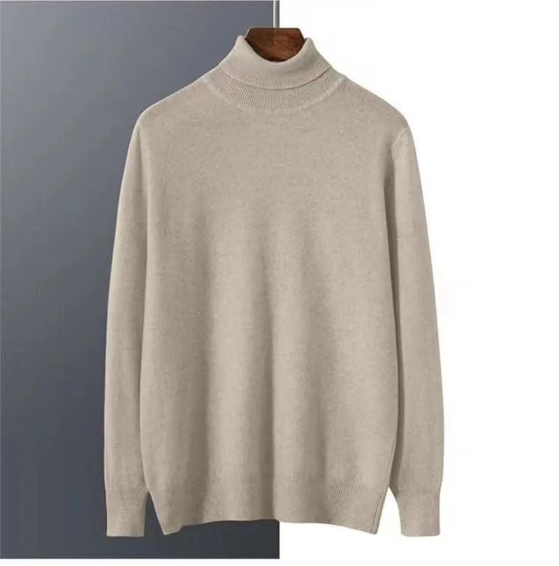 Pull col Roulé Homme Premium- Style Élégant