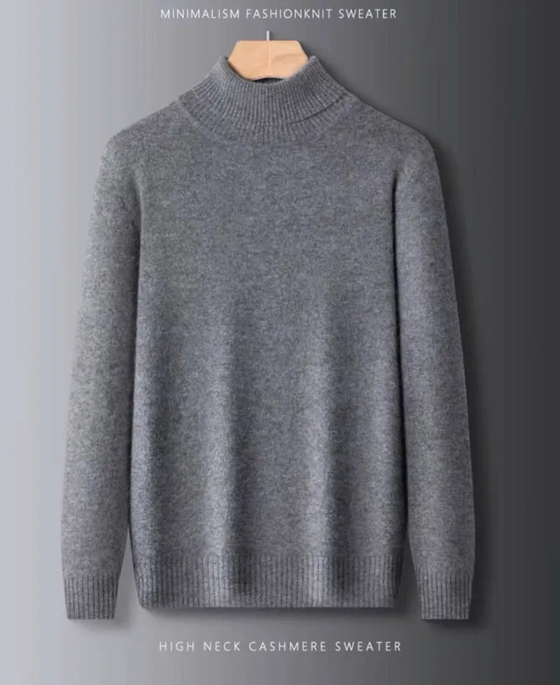 Pull col Roulé Homme Premium- Style Élégant