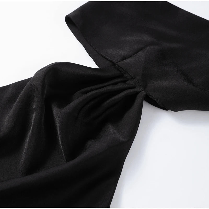 Robe satin dos nu élégante- parfaite pour des soirées &amp; événements