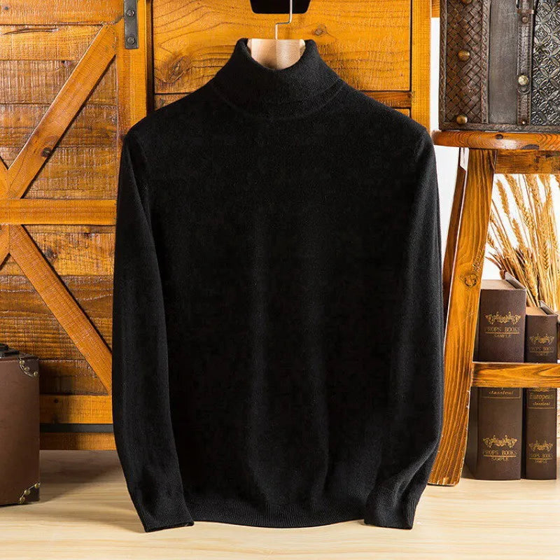 Pull col Roulé Homme Premium- Style Élégant
