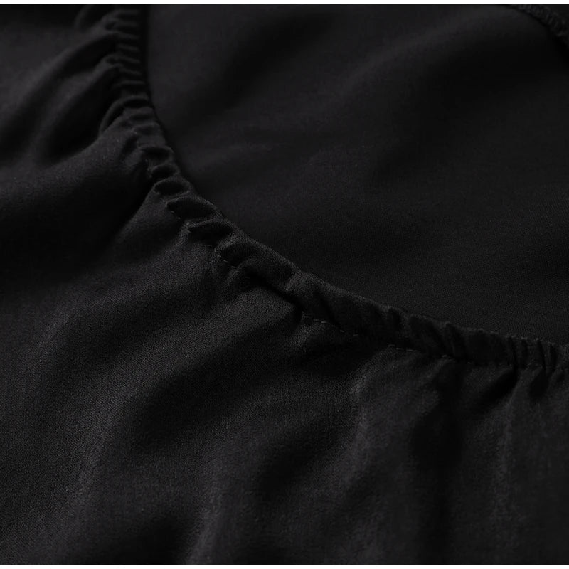 Robe satin dos nu élégante- parfaite pour des soirées &amp; événements