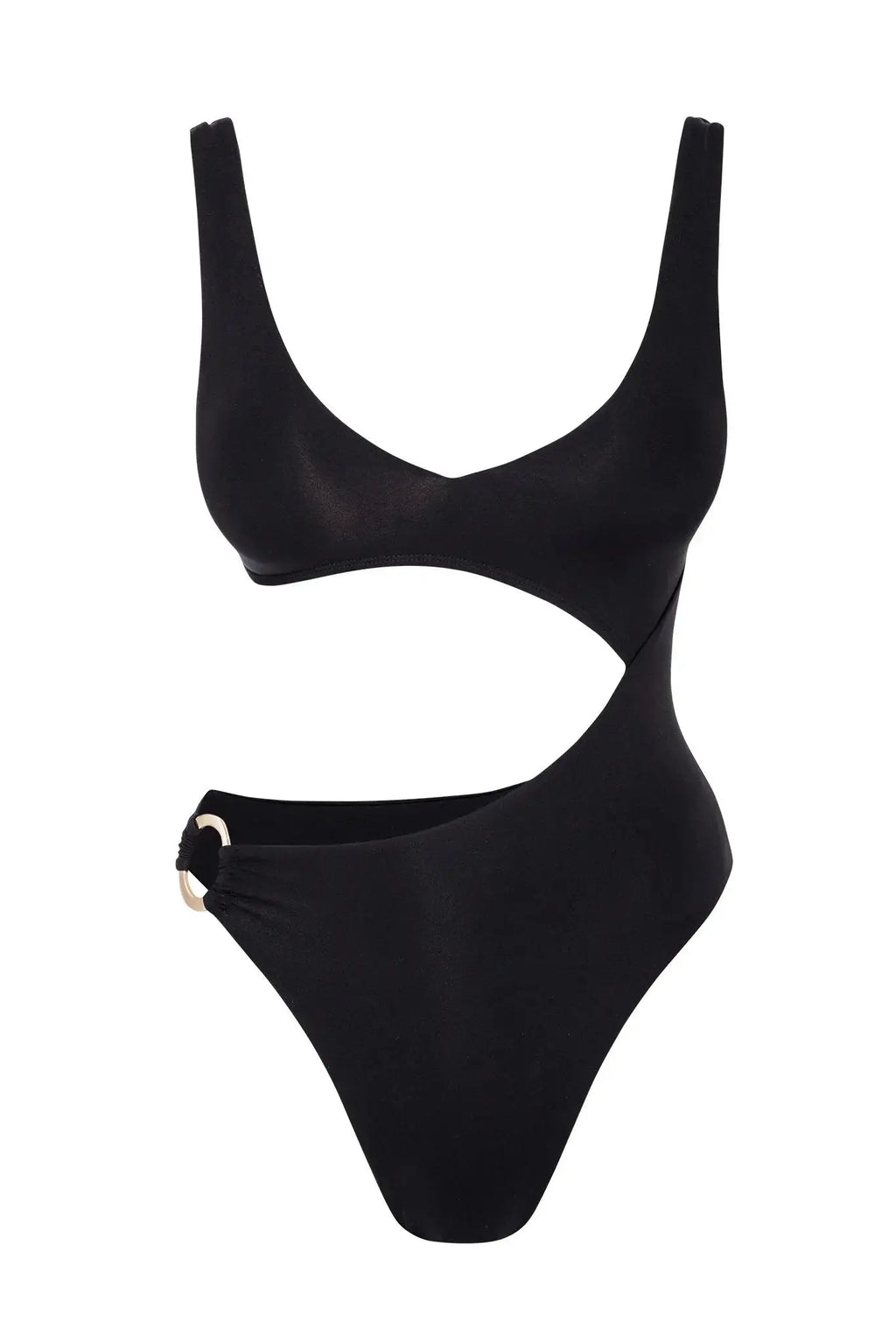 Maillot de bain une pièce sculptant- Coup asymétrique sculptante