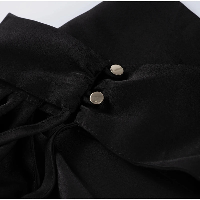 Robe satin dos nu élégante- parfaite pour des soirées &amp; événements