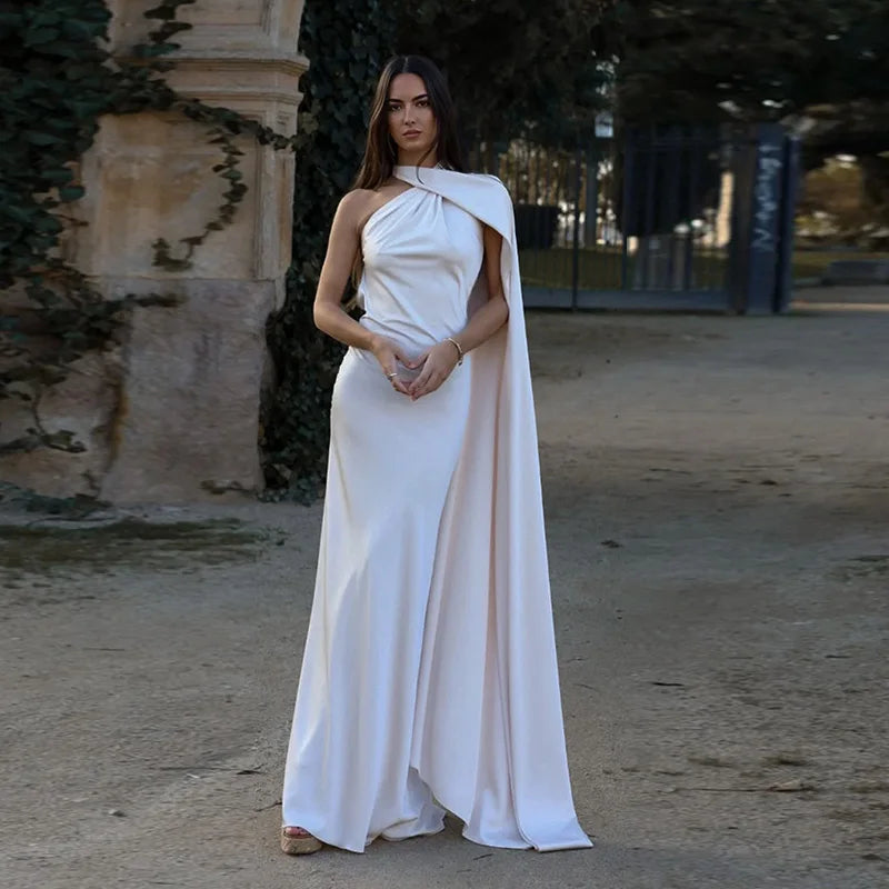 Robe satin dos nu élégante- parfaite pour des soirées &amp; événements