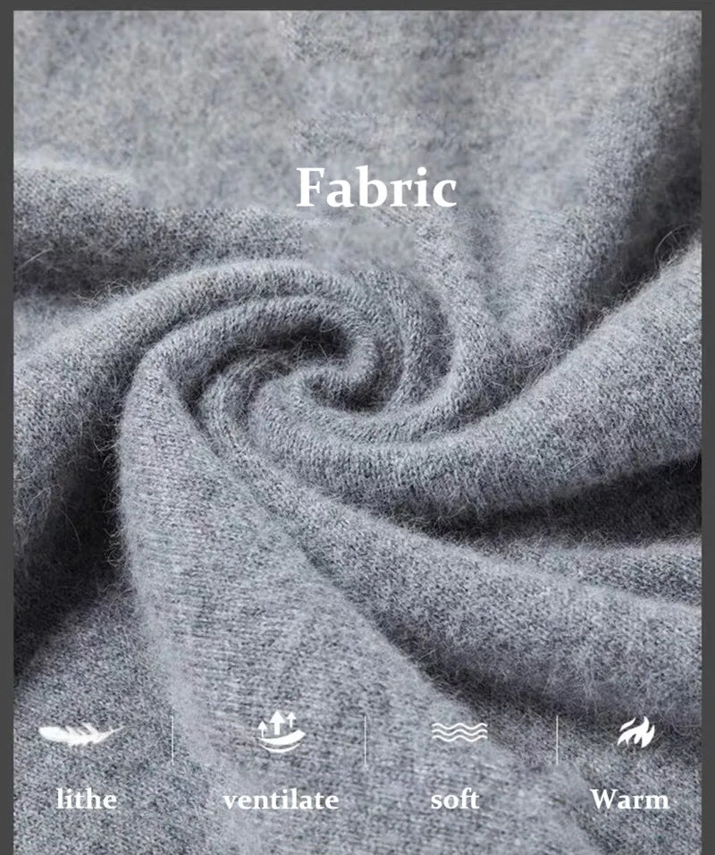 Pull col Roulé Homme Premium- Style Élégant